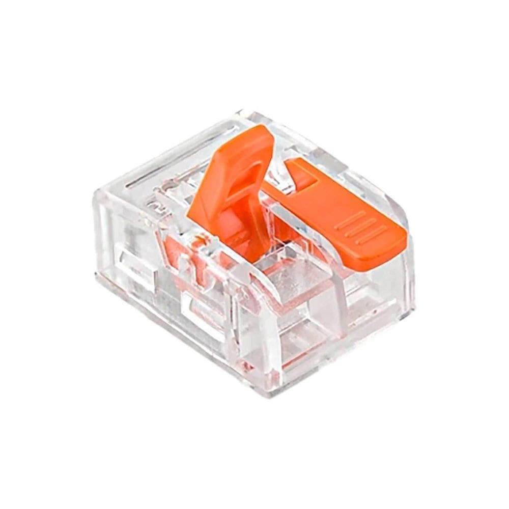 100X Conector Emenda Chuveiro 2 Fios 6Mm 41A 600V - 221-662