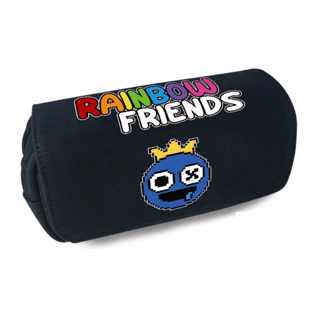 Estojo para lápis Rainbows Cartoon Anime em tela de grande capacidade
