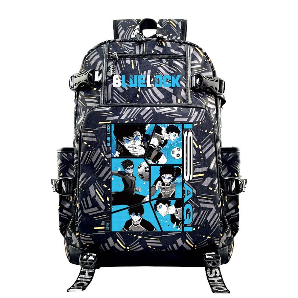 Mochila Blues Locks Isagis Yoichis Anime School 35x20x47cm