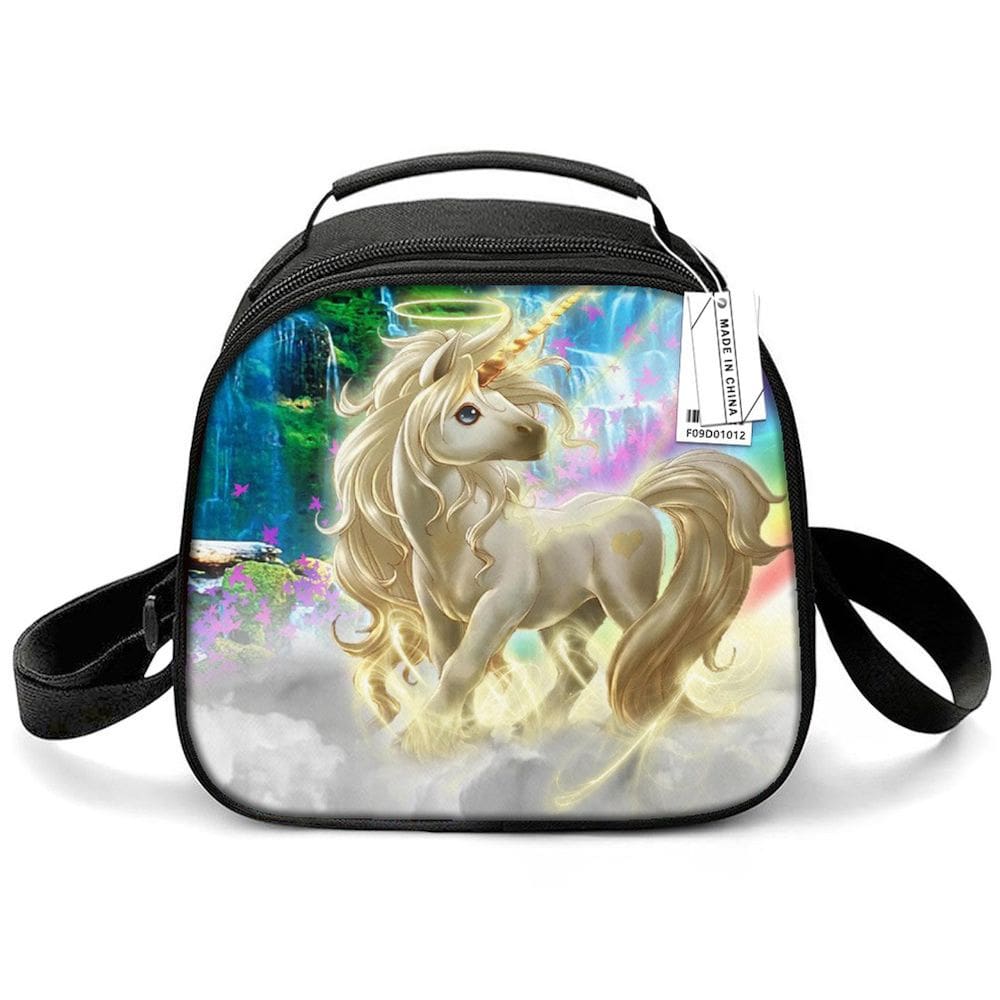 Sacola de almoço Unicorn Anime Oxford Cloth 20x12,5 x 20 cm