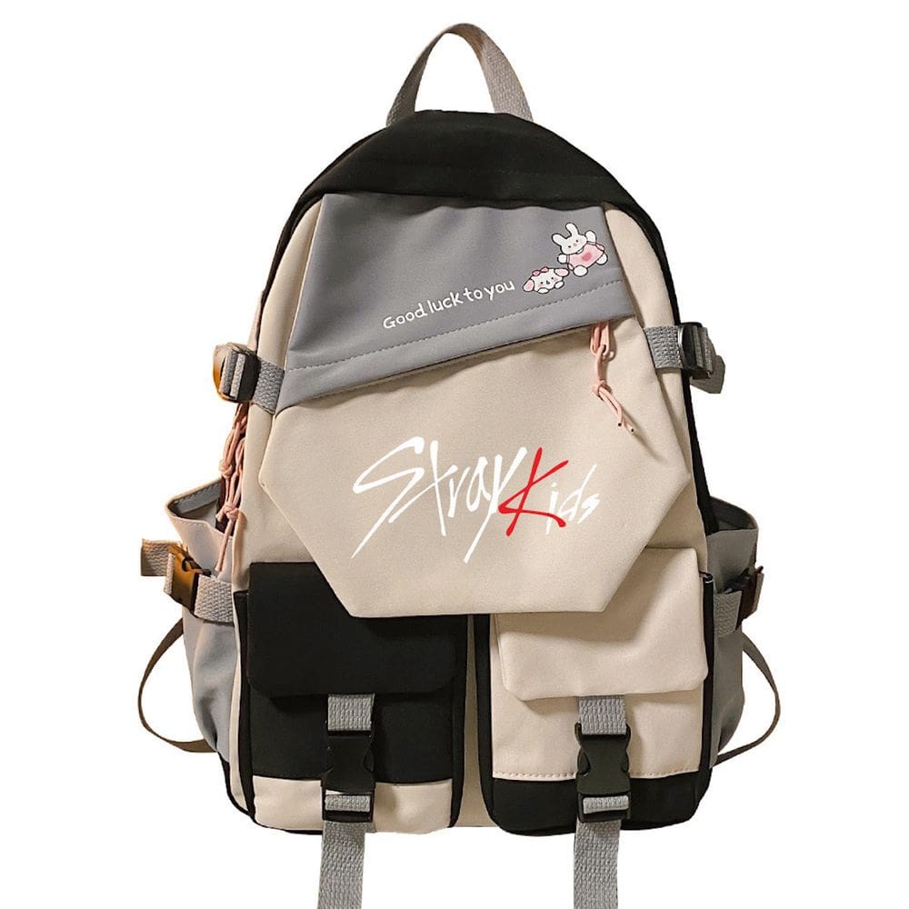 Mochila Stray Kids School Bag Nylon 30x14x43cm para crianças