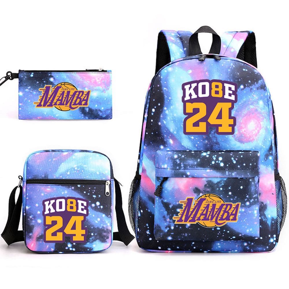 Conjunto de mochilas escolares Kobes Bryansts 24 para crianças de 6 anos ou mais