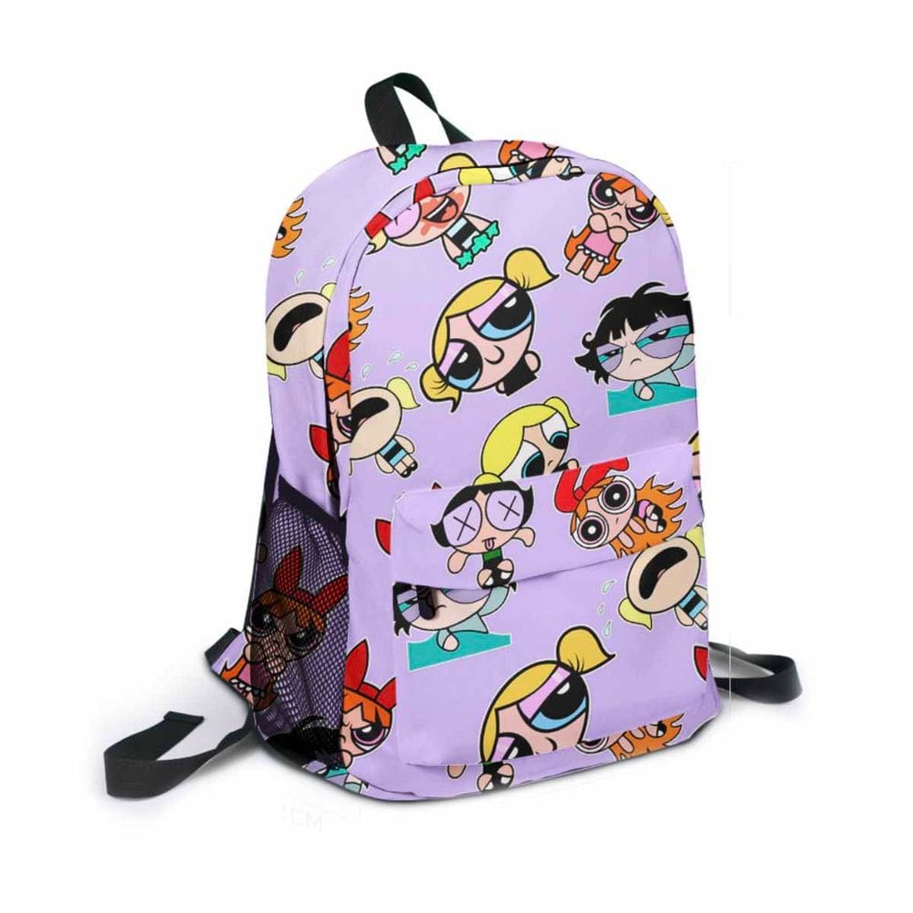 Mochila Powerpuff Girls Buttercups Blossoms Bubbles Kids