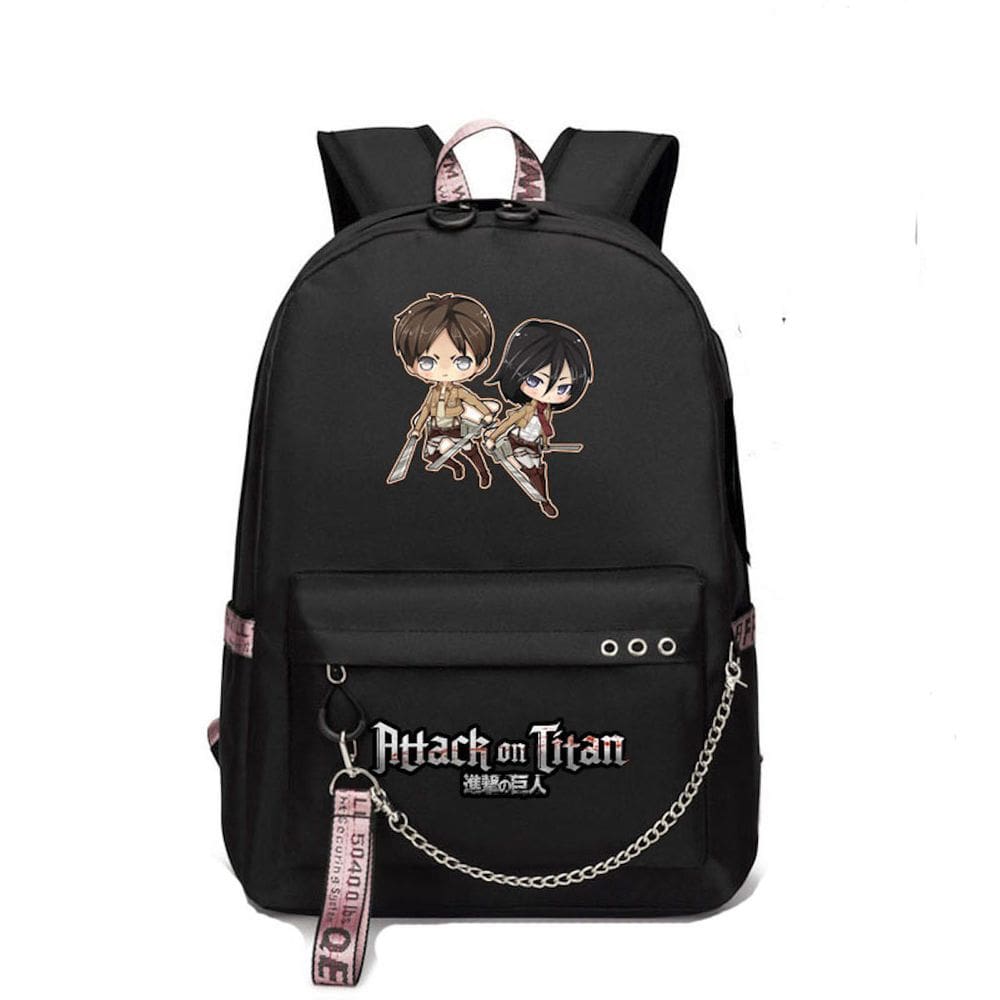 Mochila escolar Attack on Titan Anime para crianças
