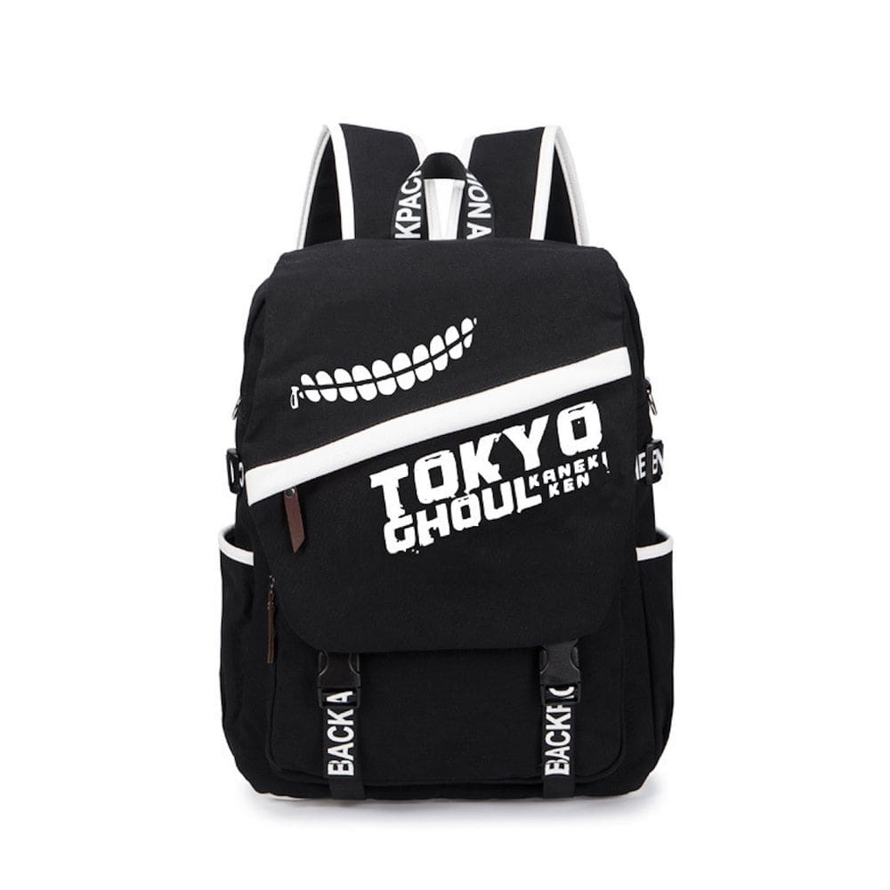 Mochila escolar infantil Tokyo Ghouls 34x12x43cm Algodão-Poliéster