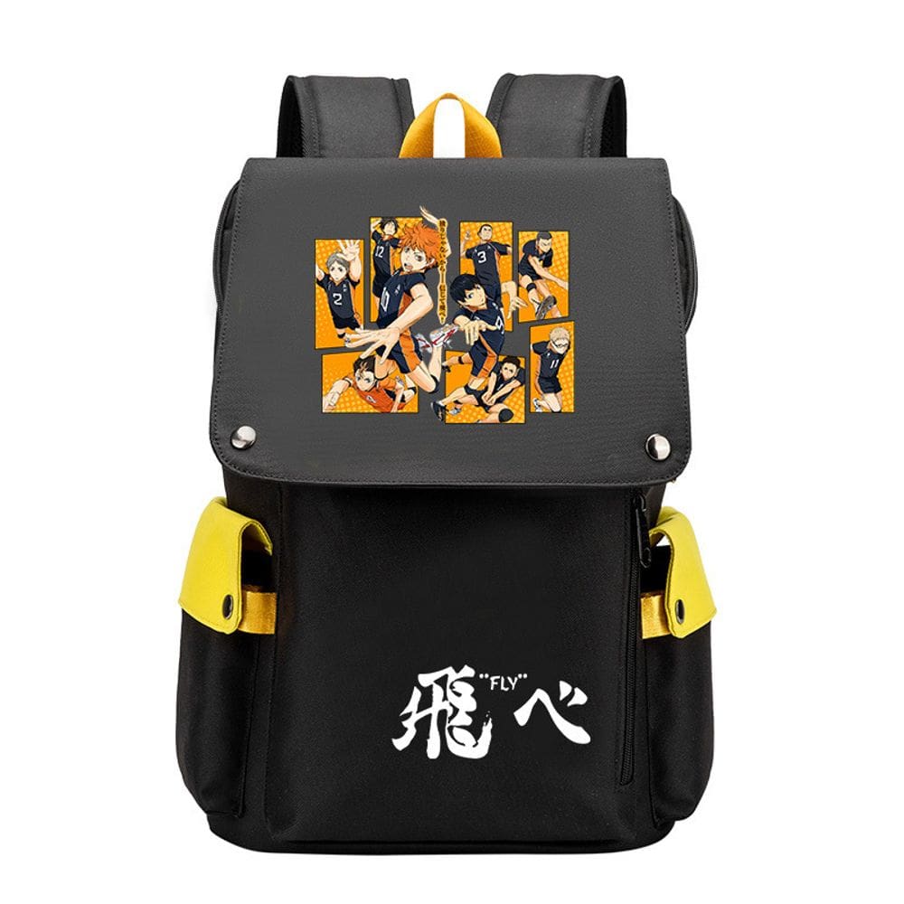 Mochila escolar Haikyuus Hinatas Shoyos Anime para escola