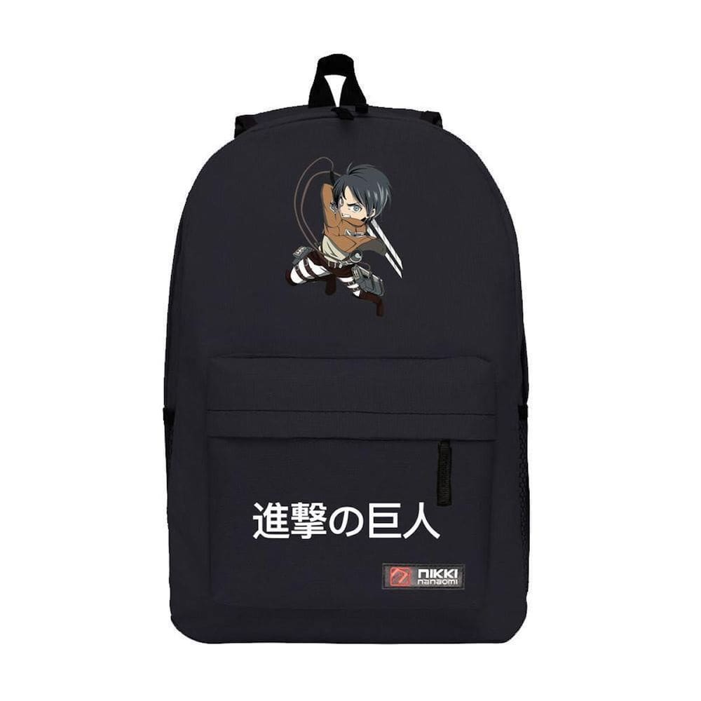Mochila Attack on Titans Levis Ackermans Cartoon Kids