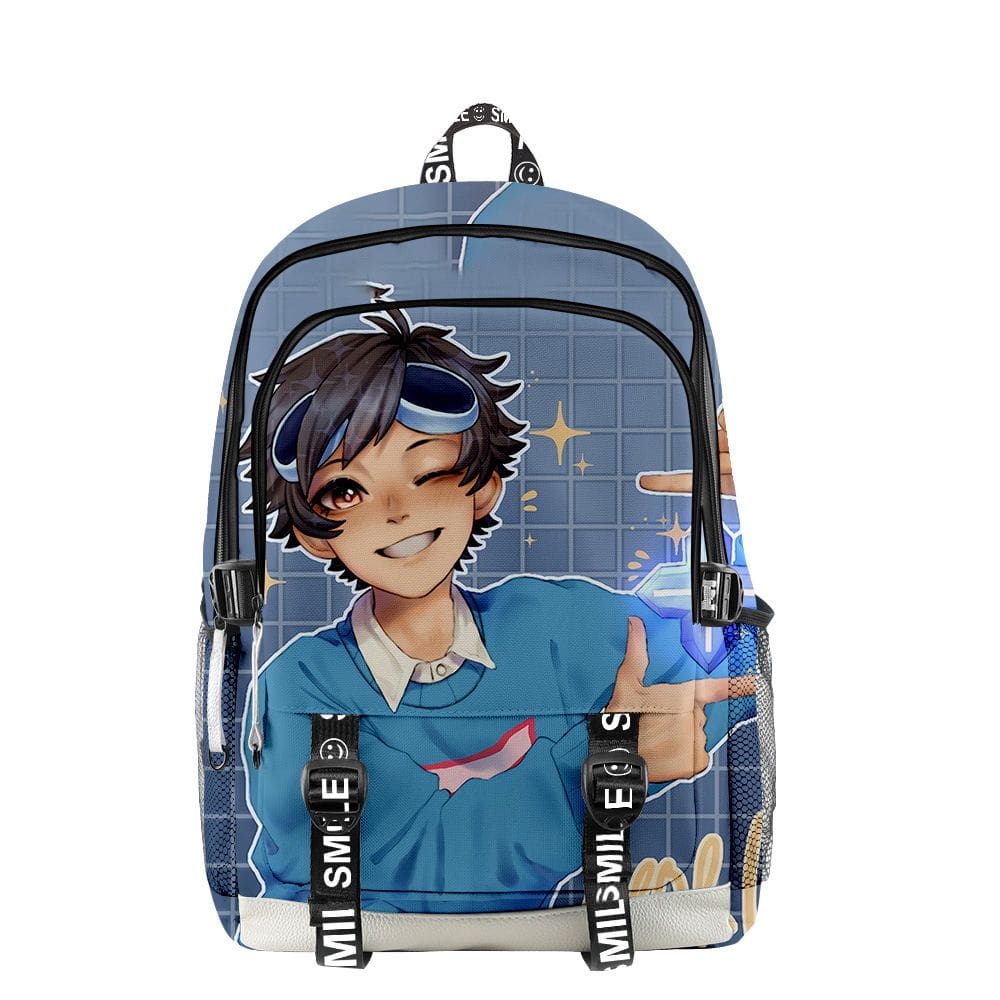 Mochila escolar de anime Georgenotfound para meninos e meninas