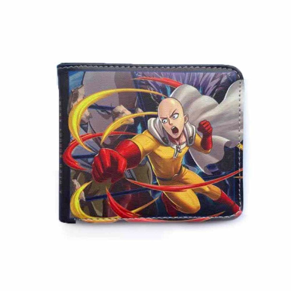 Personagens de anime Wallet Ones Punchs Mans Saitamas Slim