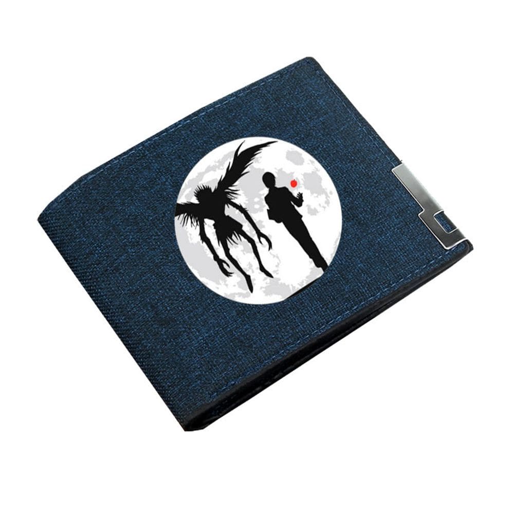 Carteira Yagamis Lights Deaths Notess Personagens de anime Slim Bi