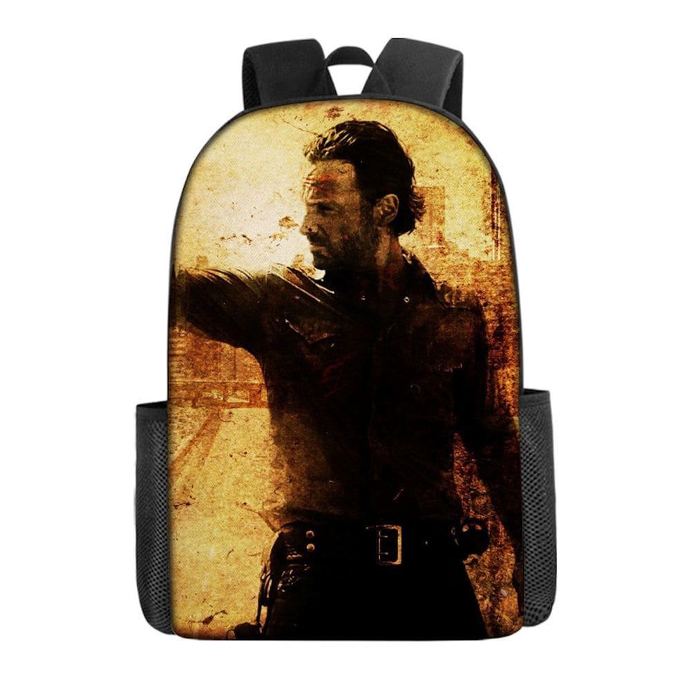 Mochila Walkings Deads Kids School Oxford 29x16x42cm