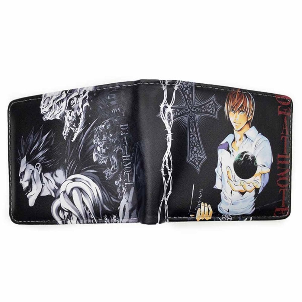Wallet Deaths Notes Yagamis Lights Personagens de anime Slim