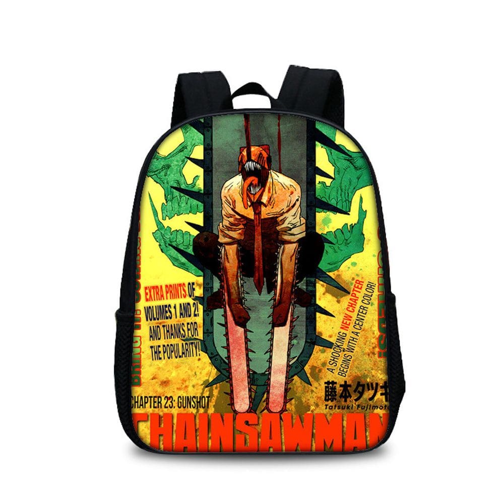 Mochila Mans Denjis Cartoon Kids School Nylon 27x12x35cm