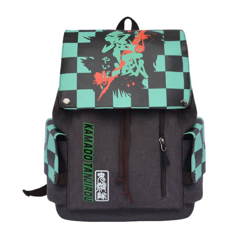 Mochila Demons Slayers Kamados Tanjirous Anime School 45cm