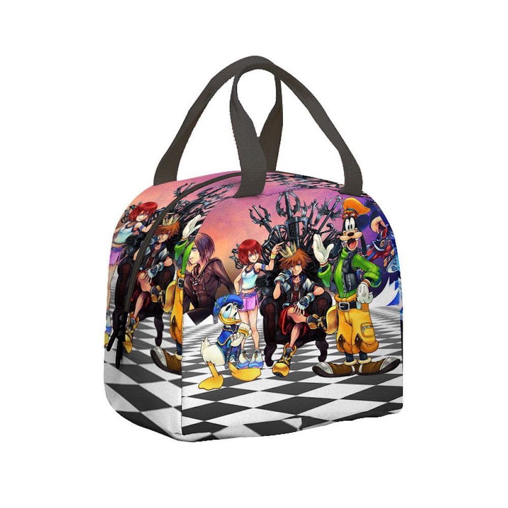 Lancheira, sacola de refeições, reutilizável, à prova de vazamentos, Final Fantasy