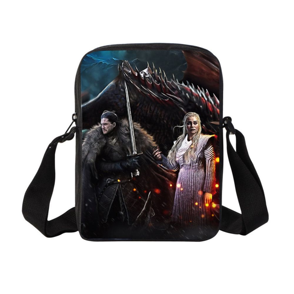 Bolsa de ombro de lona de anime Messenger Bag Games of Thrones