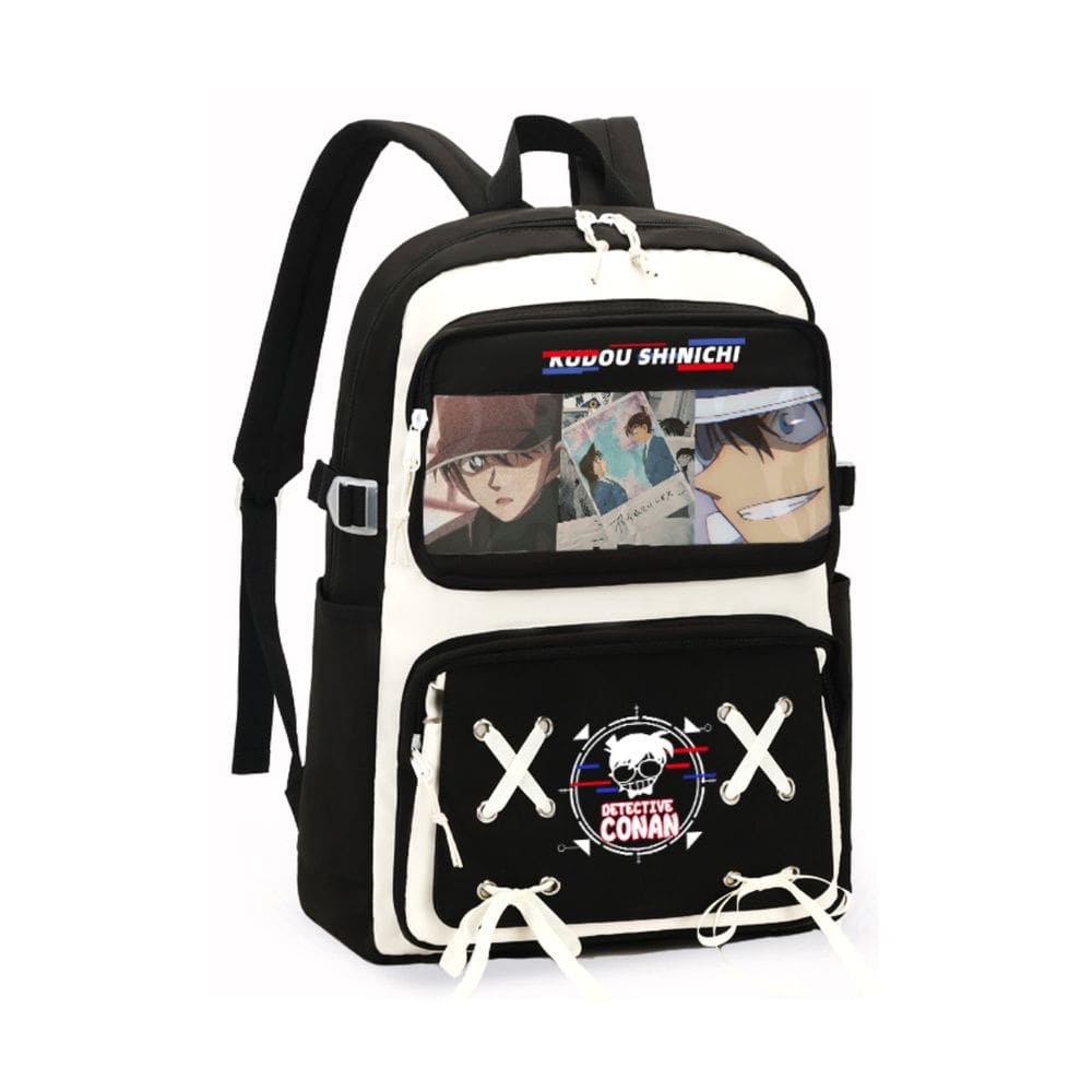 Mochila Detetives Conans Edogawas Cartoon Kids School