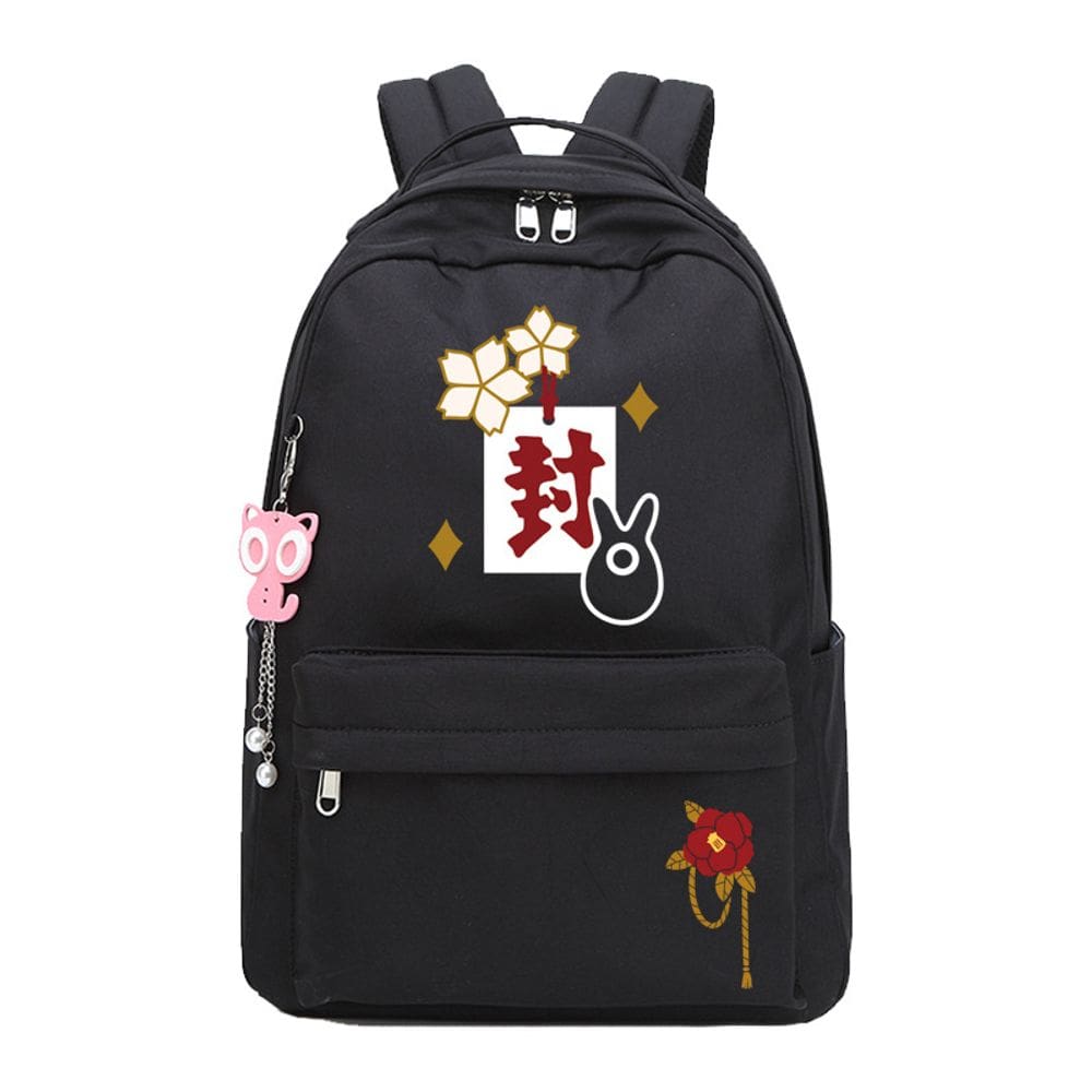 Mochila Hanakos Kuns Anime School Bag para crianças 29x13,5x41cm