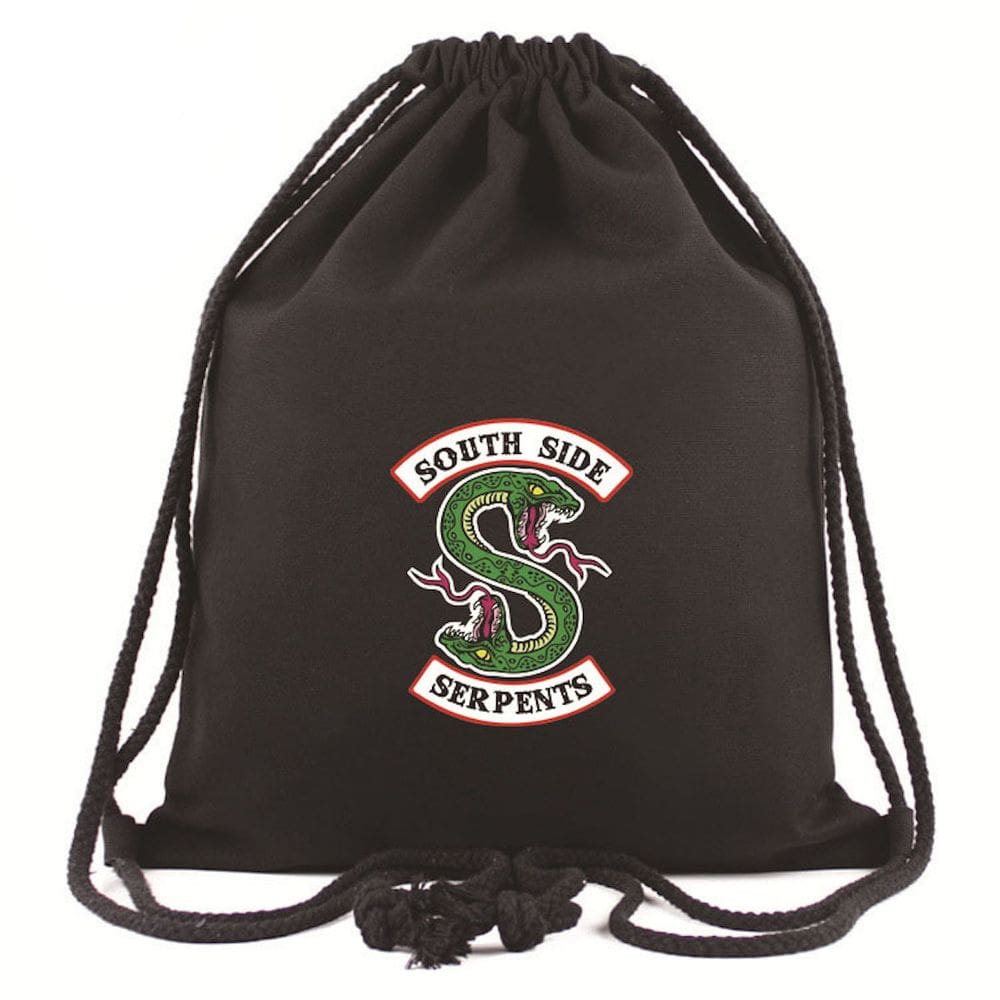 Mochila com cordão Riverdales Anime 34x40cm algodão-poliéster