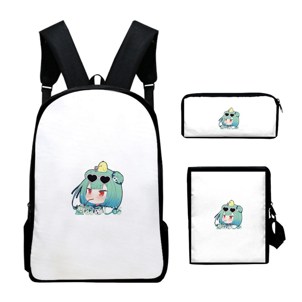 Conjunto de mochilas Virtuals Anchors Cartoon Kids School Nylon