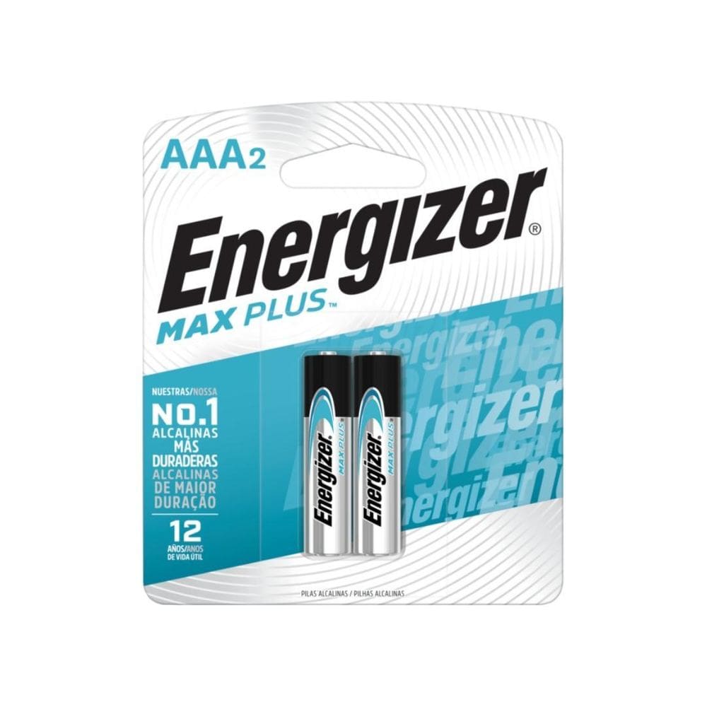 Pilha Alcalina M.Plus Aaa2 Cart 2 Energizer