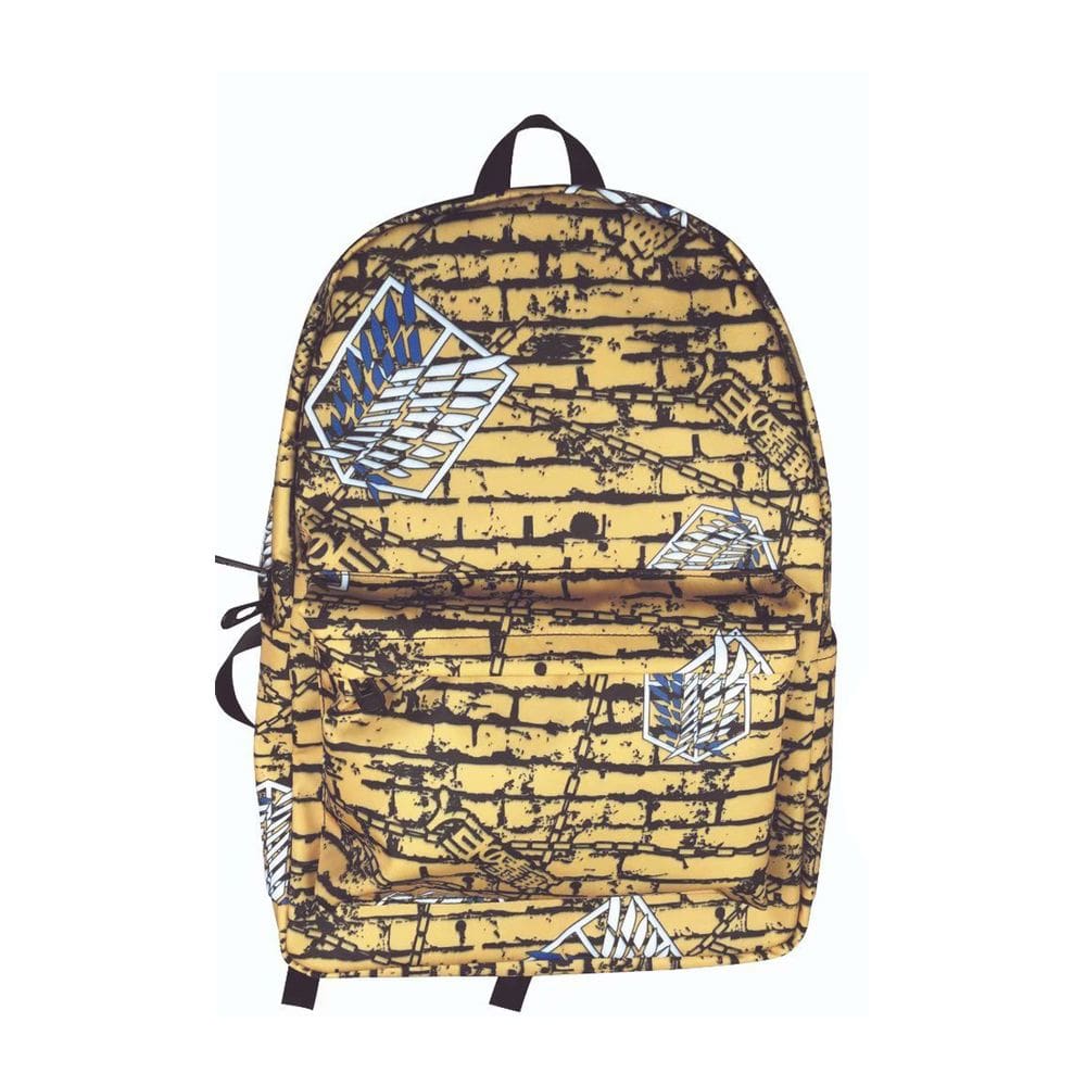 Mochila Attacks Ons Titans Kids School PU 33x17x45cm