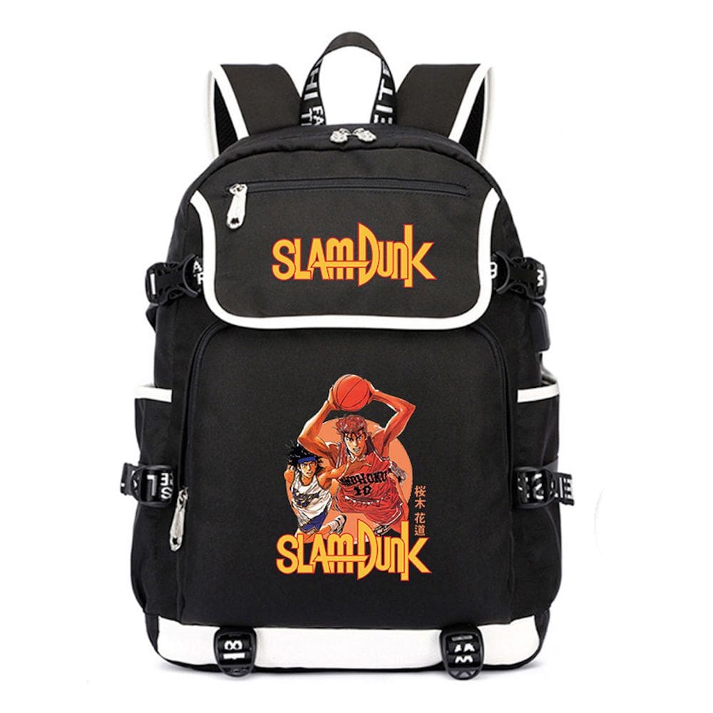 Mochila escolar infantil Slam Dunks 37x16x45cm Oxford