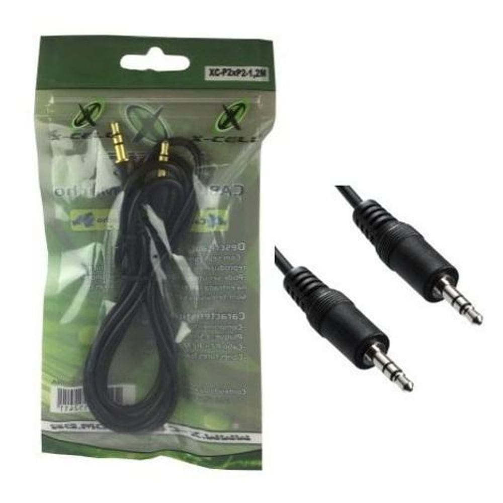 Cabo P2 X P2 1.2 Metros Stereo Xc-P2Xp2-1.2M