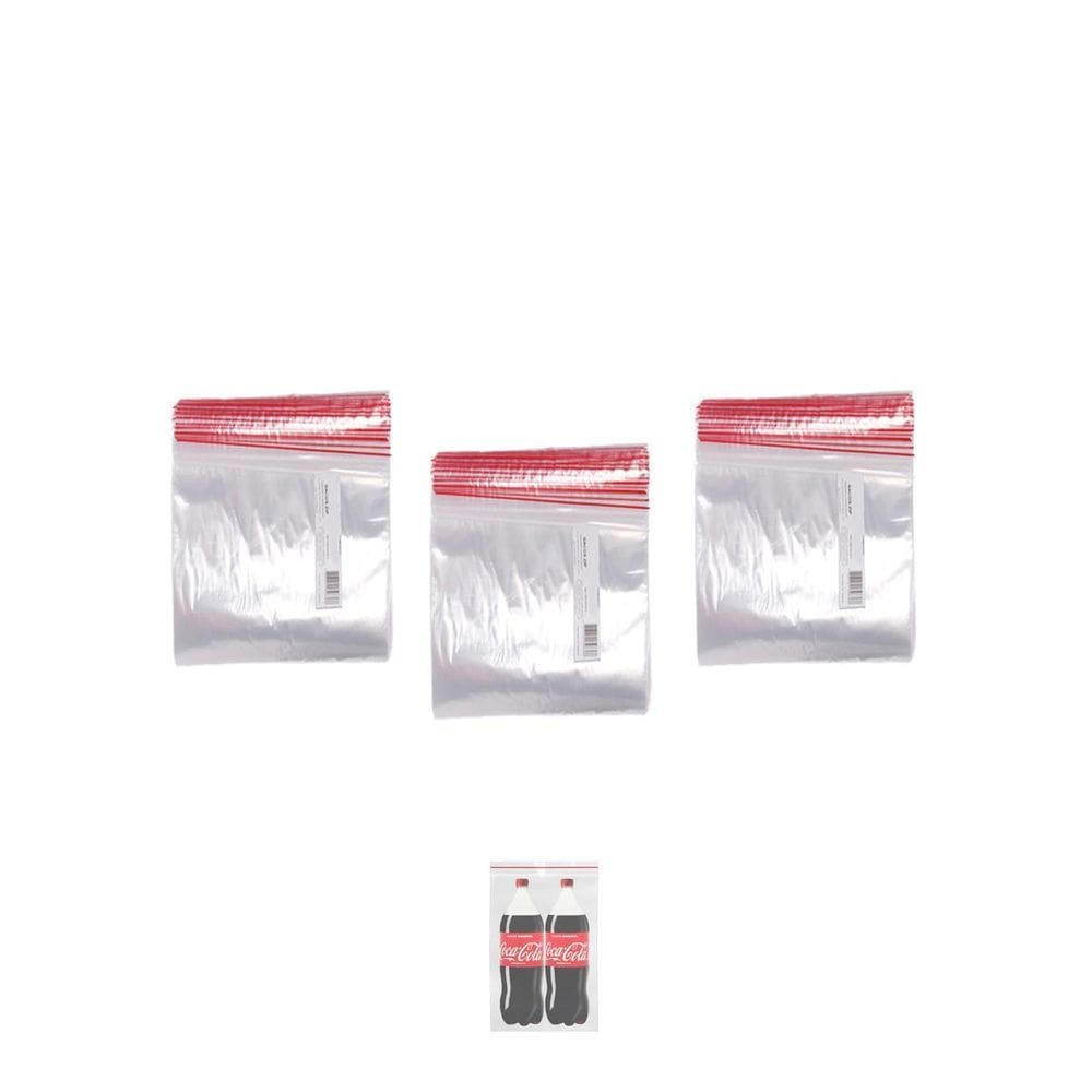 Saco Zip Lock Hermético Inoven N10 24X34 100 Unid Kit 3