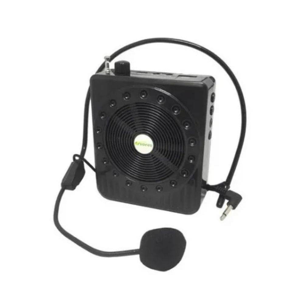 Aparelho Amplificador Voz Megafone Professor Aula Palestra