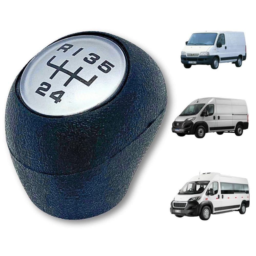 Manopla Bola Cambio Mobi Palio Siena Strada Uno - Preta