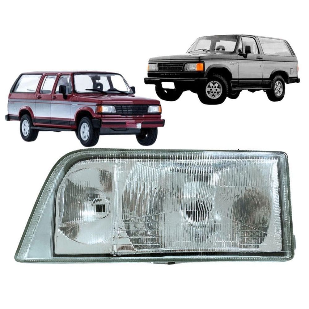 Farol Para Bonanza Veraneio 1993 A 1996 Vidro Lado Esquerdo