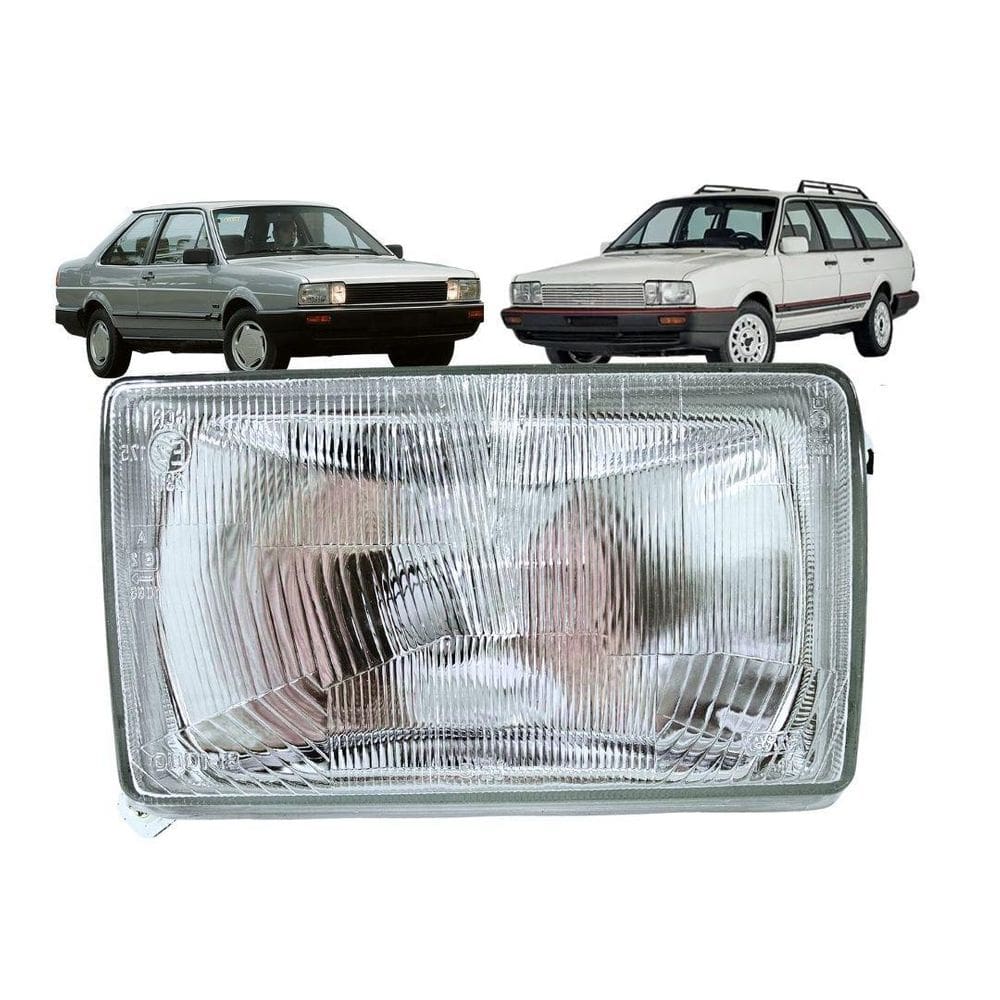 Farol Principal Para Santana Quantum 85 A 90 Direito Vidro