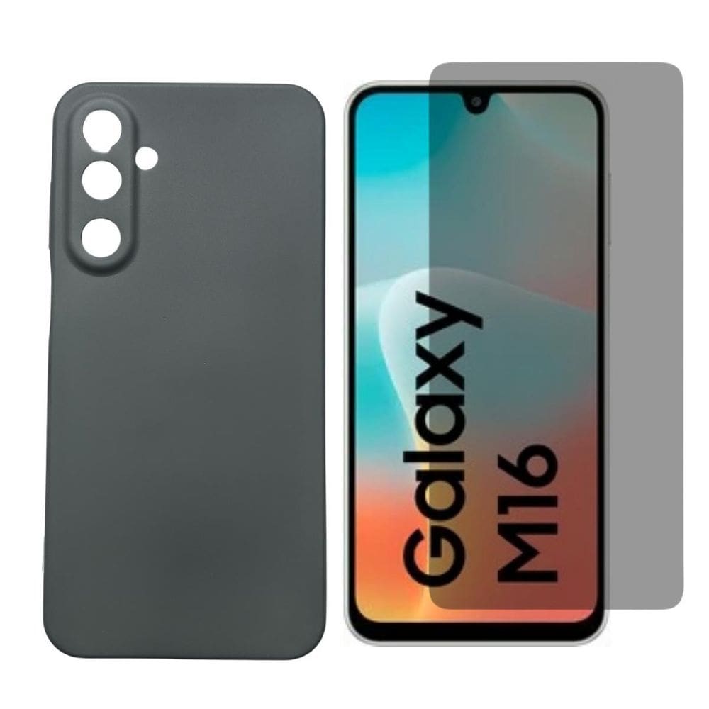 Capa Compativel Para Samsung M16 + Pelic. Privativa Hidrogel