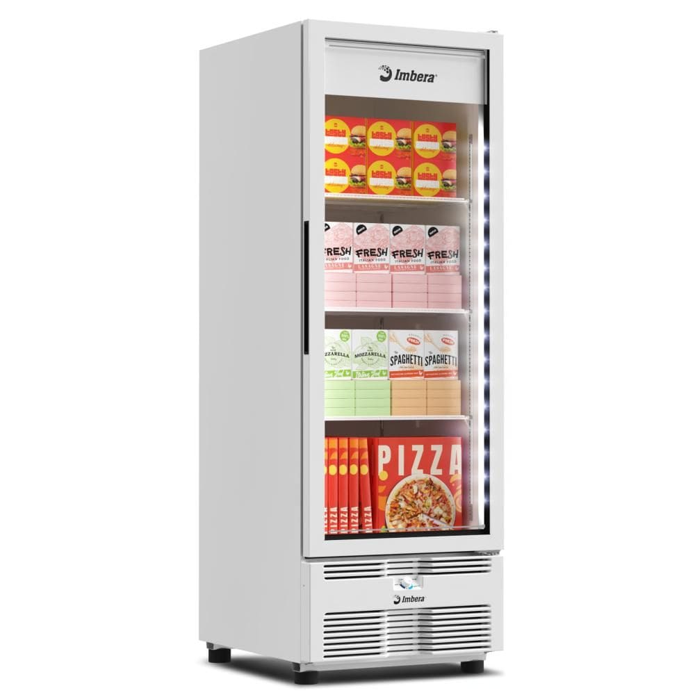 Freezer Vertical Tripla Açao Evz-21 Branco 576L Porta Vidro 127V - Imbera