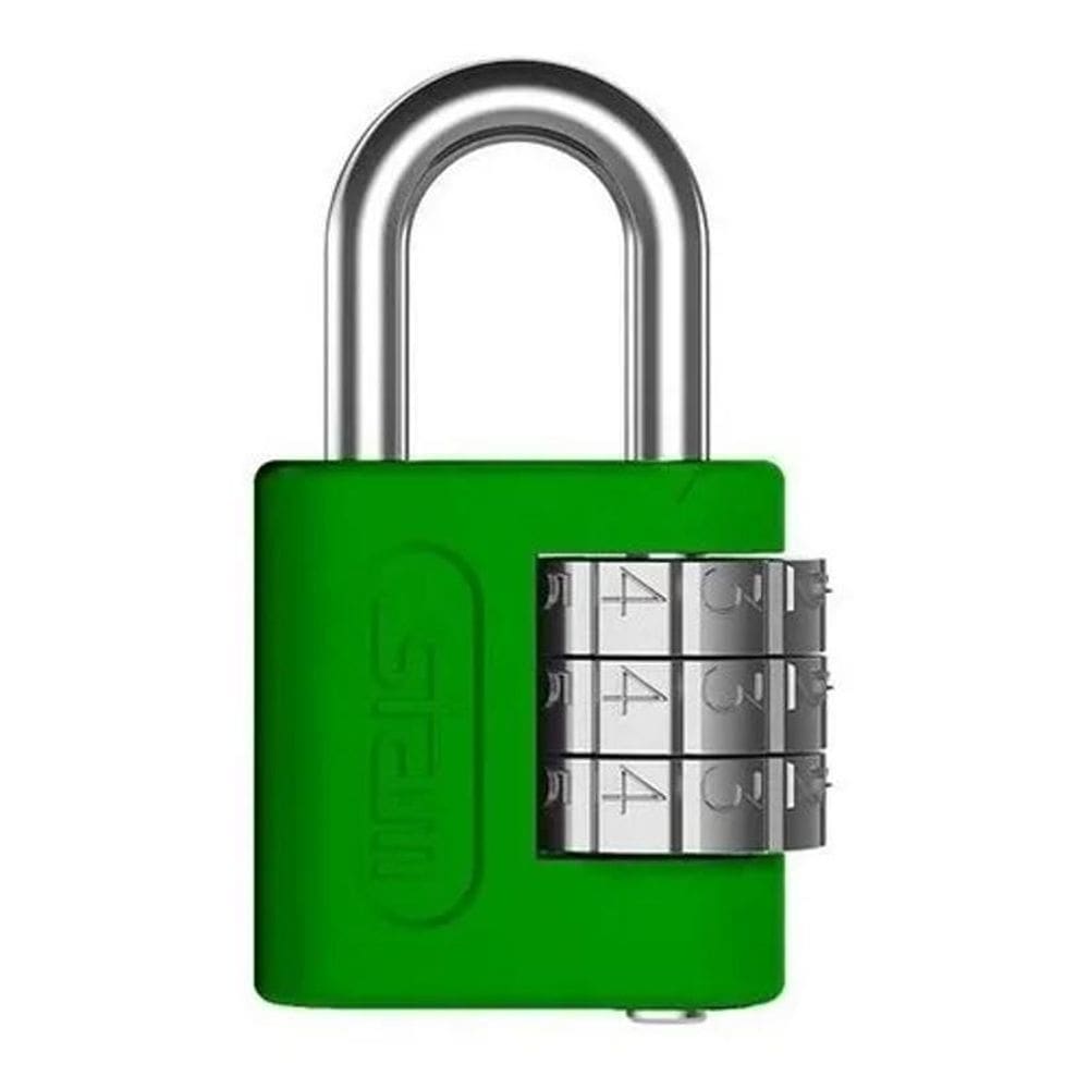 2X Cadeado Com Segredo Stam 25Mm Verde