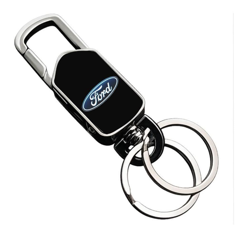 Chaveiro Para Ford Logo Colorida Giratório Fiesta Focus - P