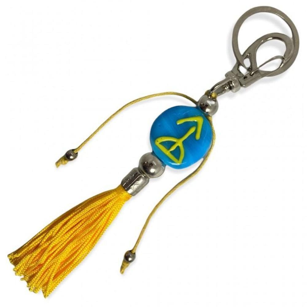 Chaveiro Orixá 16Cm Murano Umbandacandomblé-Selecione Modelo