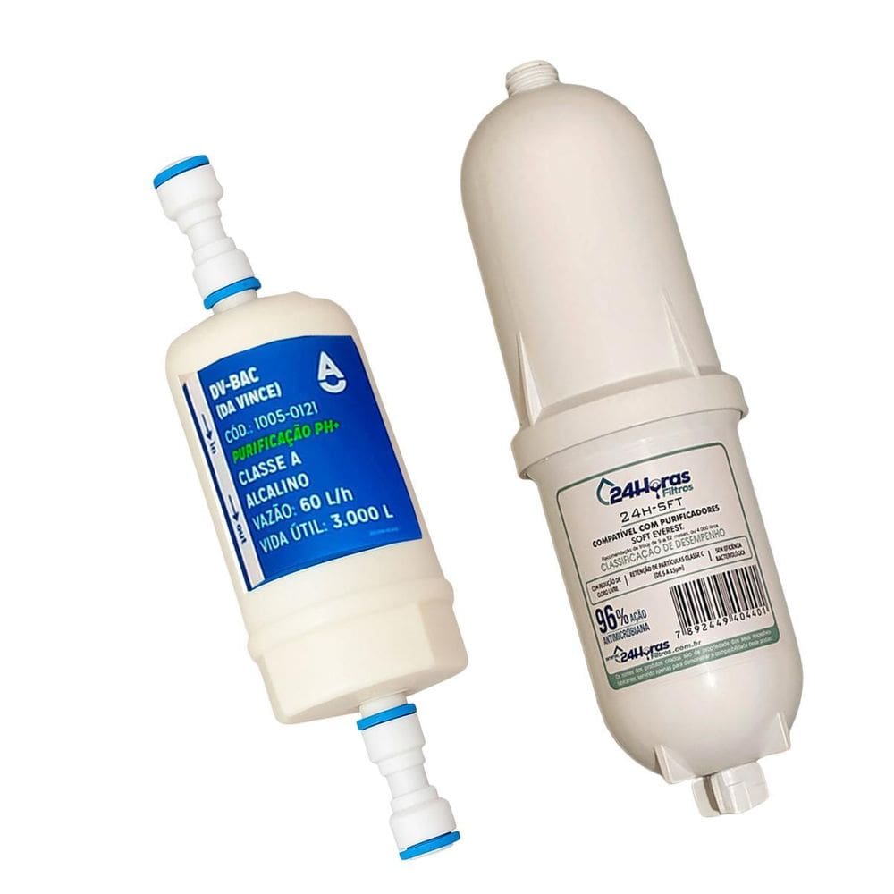 Kit Filtro Compatível Purificador Soft + Pré Filtro Água