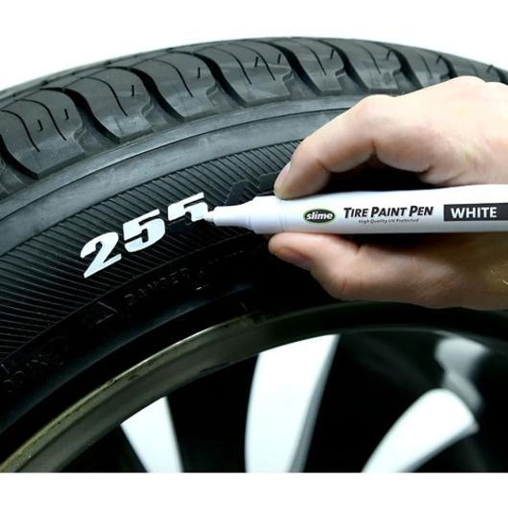 4 Canetas Tinta Branca Pinta Pneu Carro Moto Tenis Solado