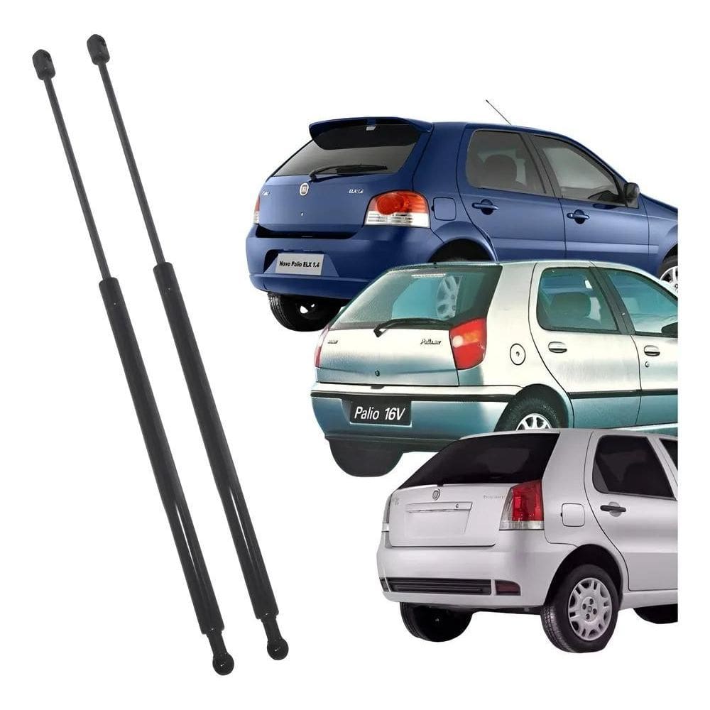 2X Par Amortecedor Tampa Traseira Porta Malas Palio 1996 A 2