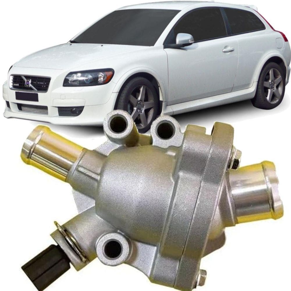 Válvula Termostática Volvo C30 V50 S40 2.4 2.5 T4 Aluminio