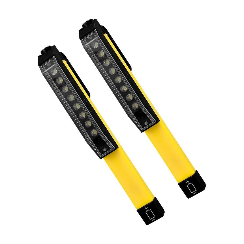 Kit 2 Lanterna De Bolso Com 8 Leds E Imã 9Sm Eda