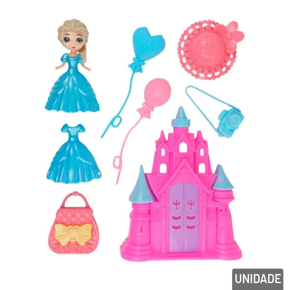 Boneca com Acessórios Little Princess - Tudo em Caixa
