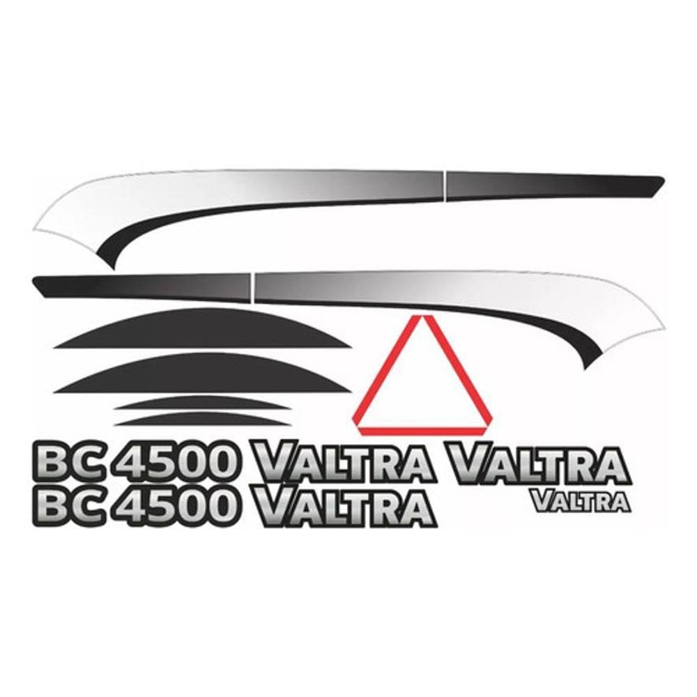 Kit Adesivos Colheitadeira Valtra Bc 4500 Faixas Emblemas