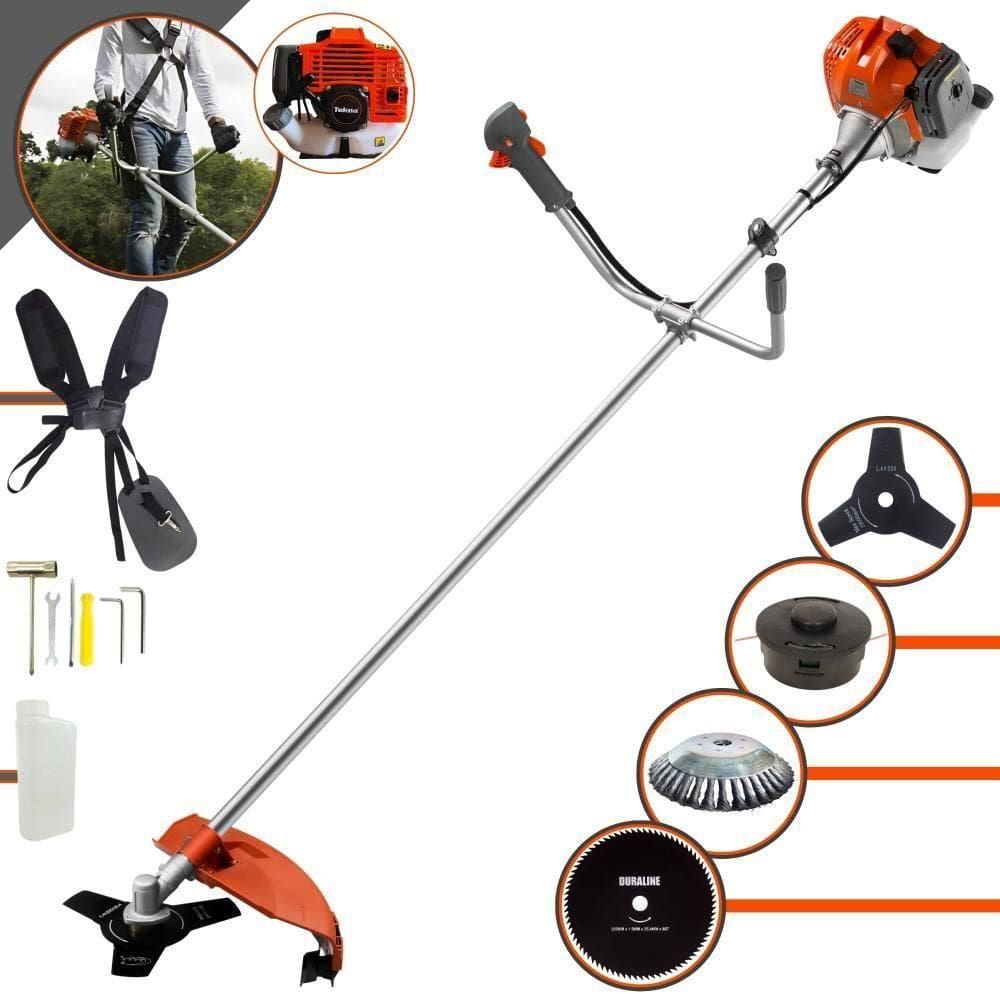 Roçadeira Robusta Tekna Rl520acg2 52cc + Faca 80d E Escova