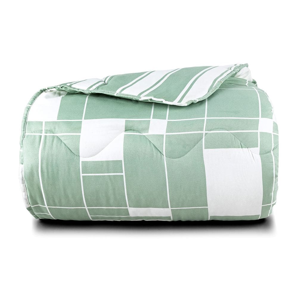 Edredom Casal Dupla Face Sublime 400 Fios Micropercal Toque de Algodão Adria 1 Peça - 100% Poliéster