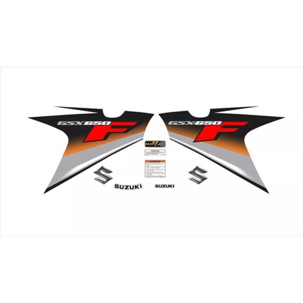 Adesivos Compatível Suzuki Gsx 650F 2011 Laranja