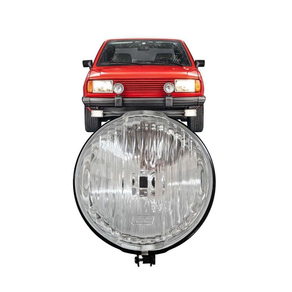 Farol Milha Universal Redondo Para Parati Gt Gts Lente Vidro