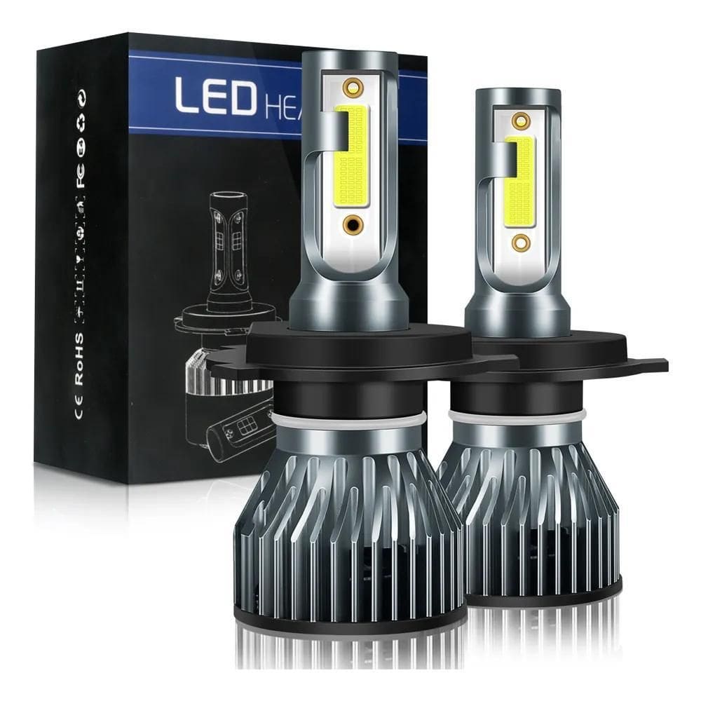 2X Kit Lampada Super Led H1 H3 H4 H7 H8 H11 H27 H1